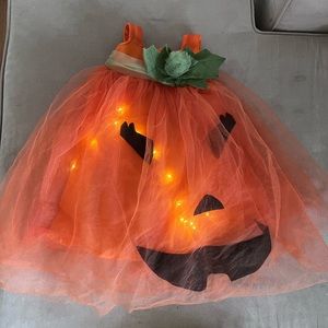 Pottery Barn Pumpkin Tutu dress costume 3T